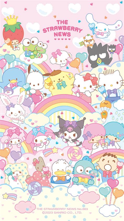 sanrio background|sanrio characters wallpaper.